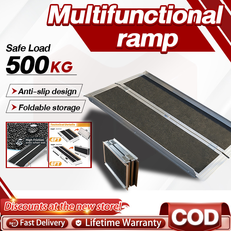 Aluminium Wheelchair Ramp Aluminum alloy ramp Portable Wheelchair Climb ...
