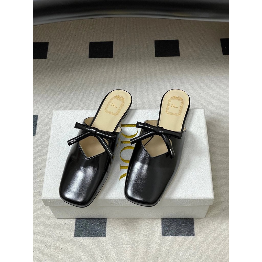 Spring/Summer Retro Style Half Slippers - Dior Inspired | Shopee Malaysia
