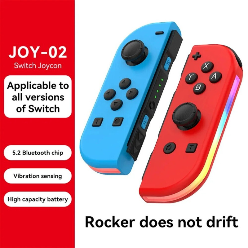 Nintendo Switch split controller Joycon left and right RGB lights ...
