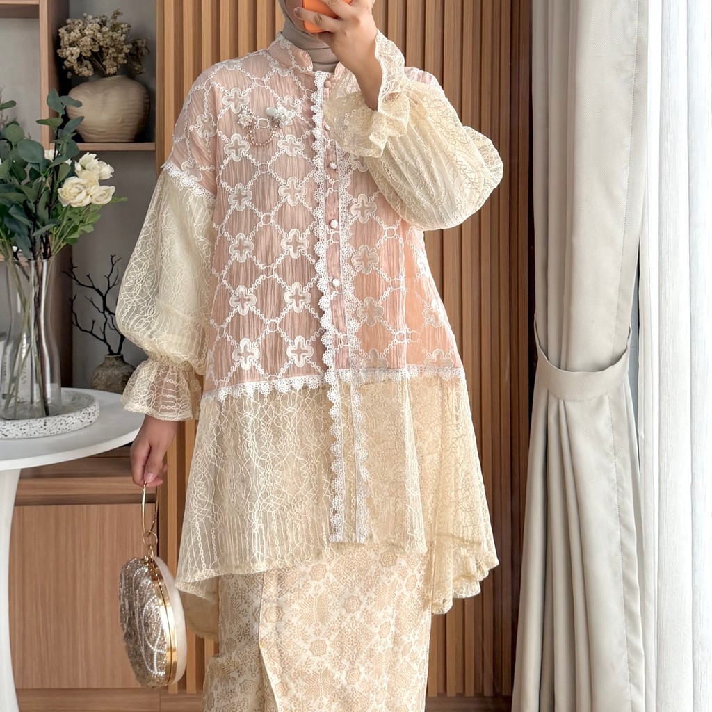 FIORE TUNIC FLOWER EMBROIDERY - INNER SET | Shopee Malaysia