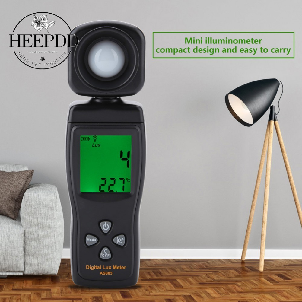 HEEPDD Digital LuxMeter Illuminometer Walfront SMART SENSOR AS803 Mini ...