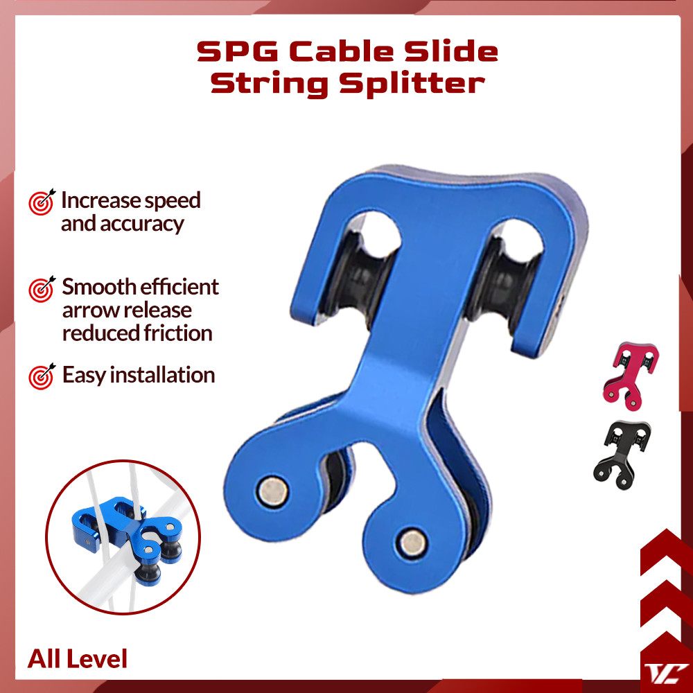 V Club Archery Compound Bow Cable Slide String Splitter - Aluminium ...