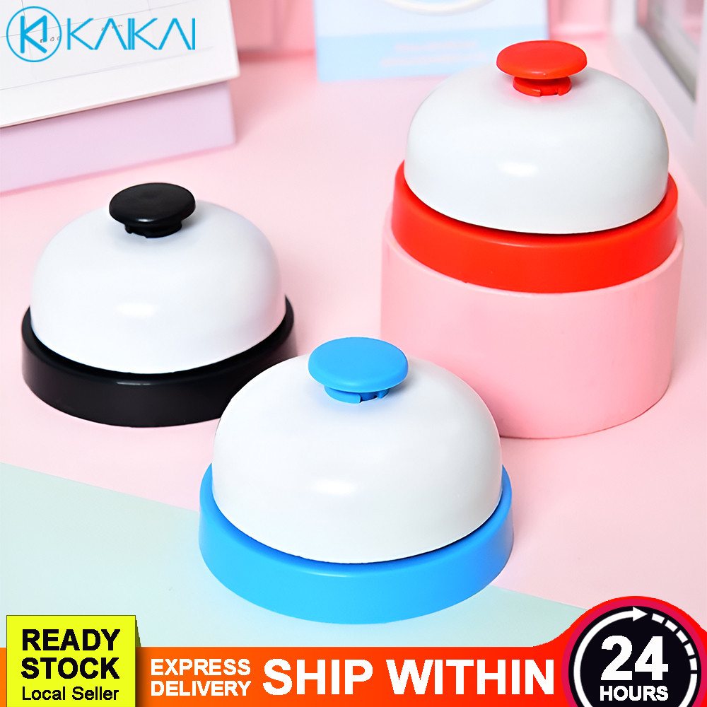 🔥 INSTANT DING 🔥 Metal Hand Press Ring Bell Loud Sound Counter ...