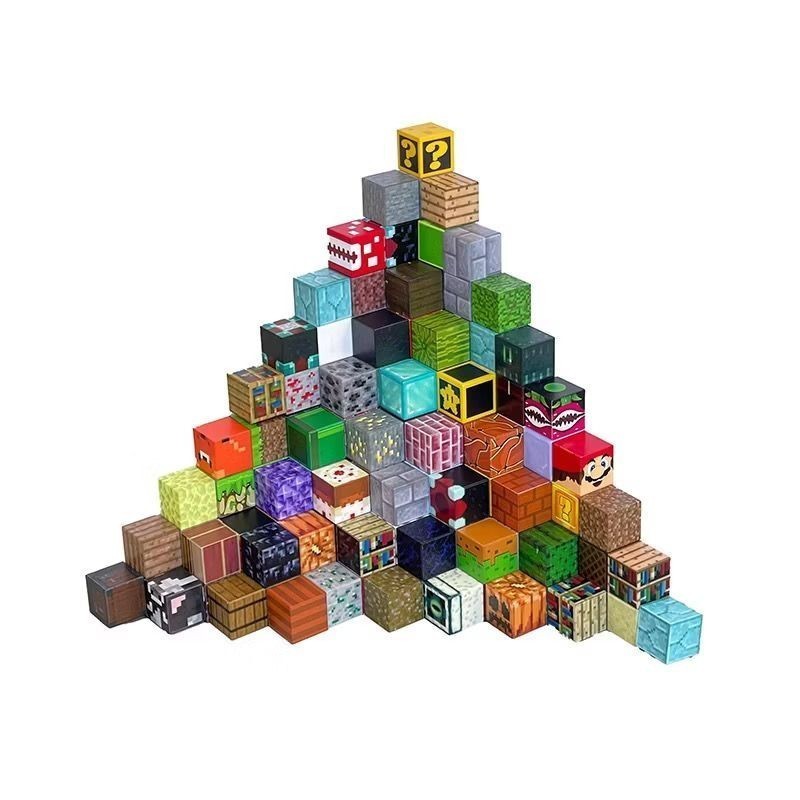 Roblox Building Cube Blocks Kids Magnetic Side Square Shape Creative ...
