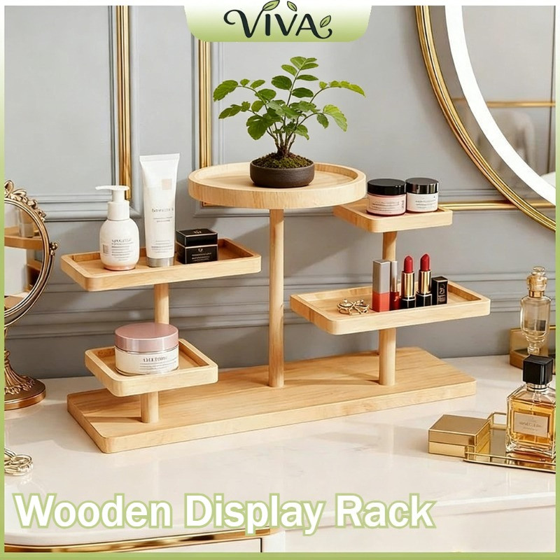 Wooden Display Rack Ladder Solid Wood Creative Jewelry Ornaments ...