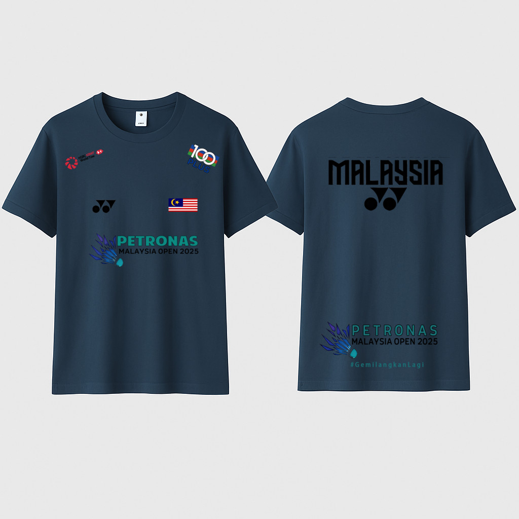 2026Fashion 2026READY STOCK Badminton Jersey SPG Malaysia Open