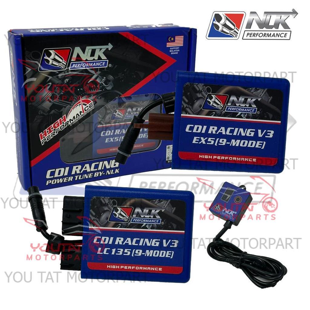 NLK PERFORMANCE LC135 V1-V7 EX5 DREAM WAVE100 RACING CDI UNIT 9MAP ...