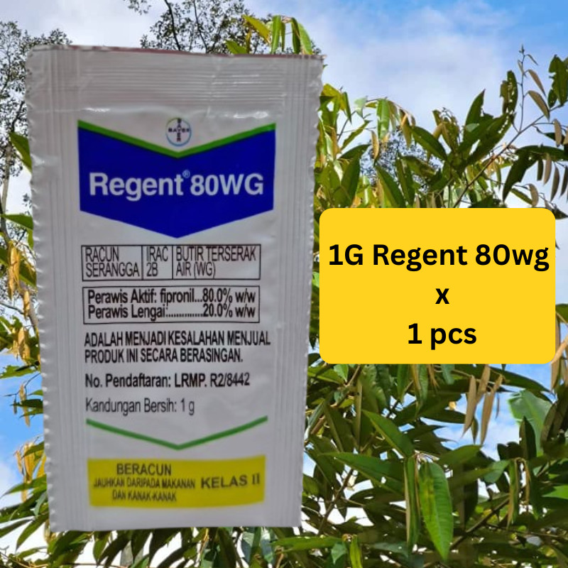 [ORIGINAL] 1G REGENT 80WG BAYER Racun Fipronil Anai-anai Kutu Ulat ...