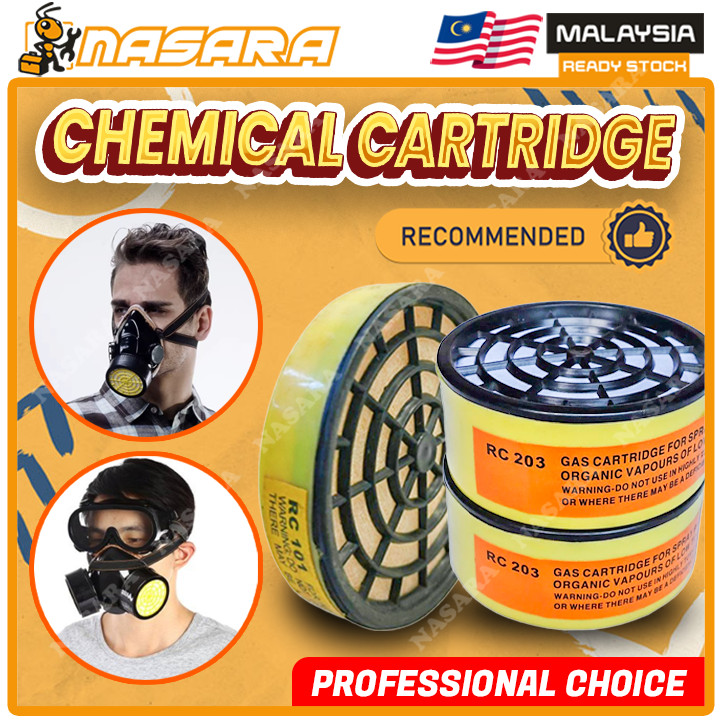 Nasara RC101 RC201 RC203 1pcs Chemical Mask Cartridge Filter For ...