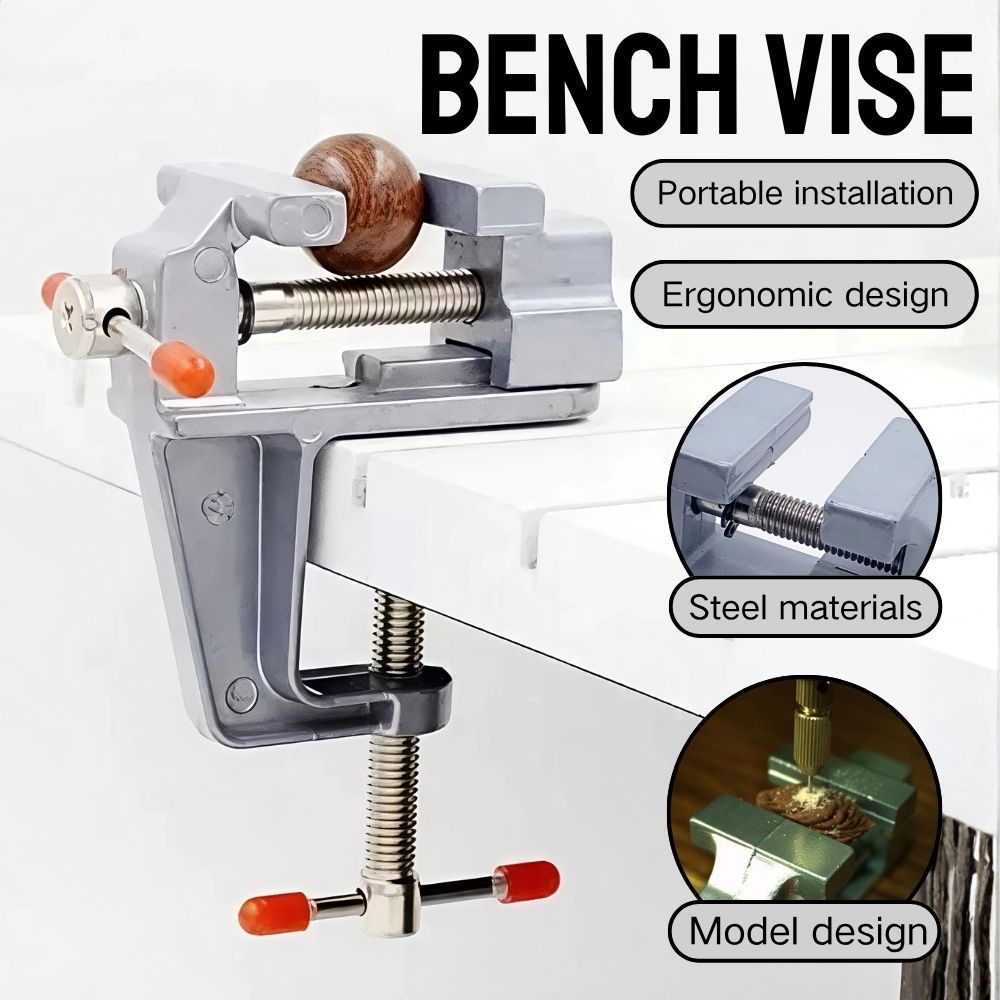 Aluminum Alloy Vice Miniature Small Jewelers Hobby Clamp On Table Bench ...