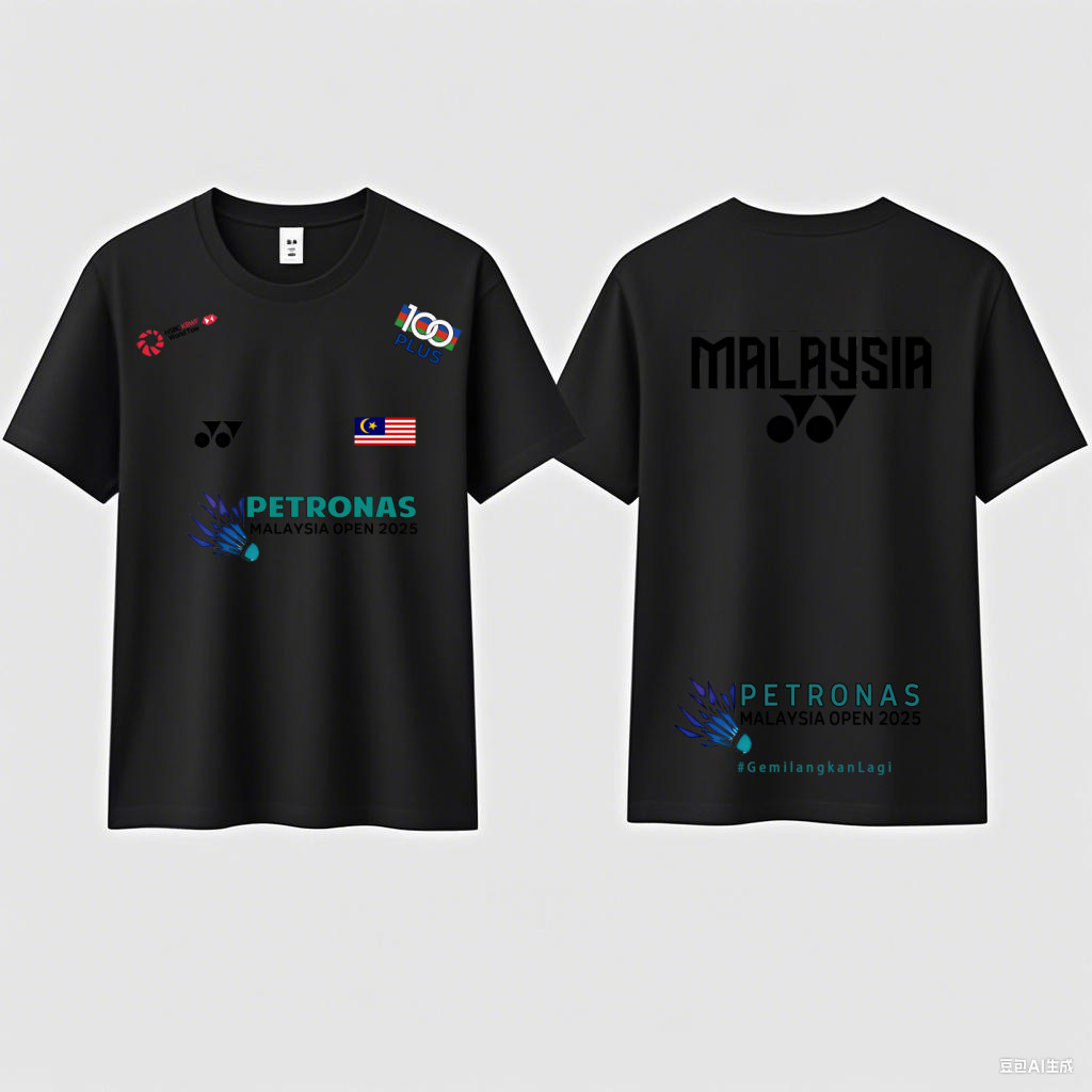 2026Fashion 2026READY STOCK Badminton Jersey SPG Malaysia Open