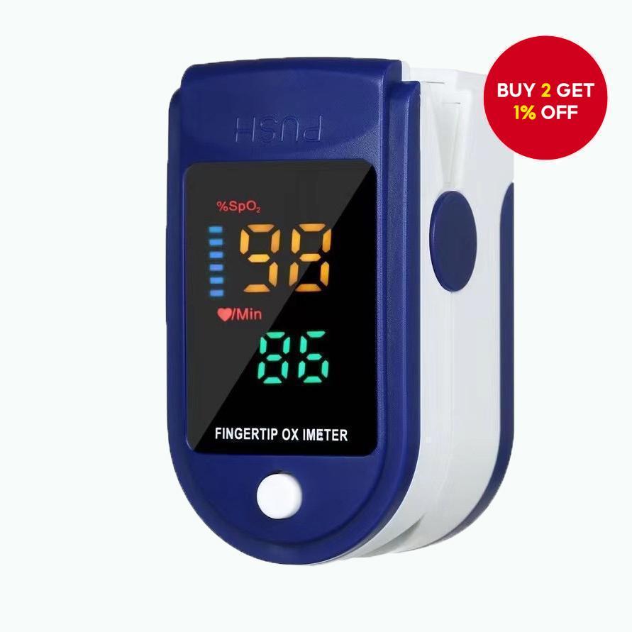 New Finger Pulse Oximeter OLED Fingertip Oxygen Monitor, Portable Blood ...