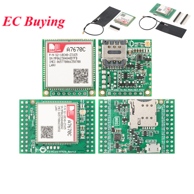 A7670C 4G CAT1 LTE GSM Development Board Module with STM32 Sample FS ...