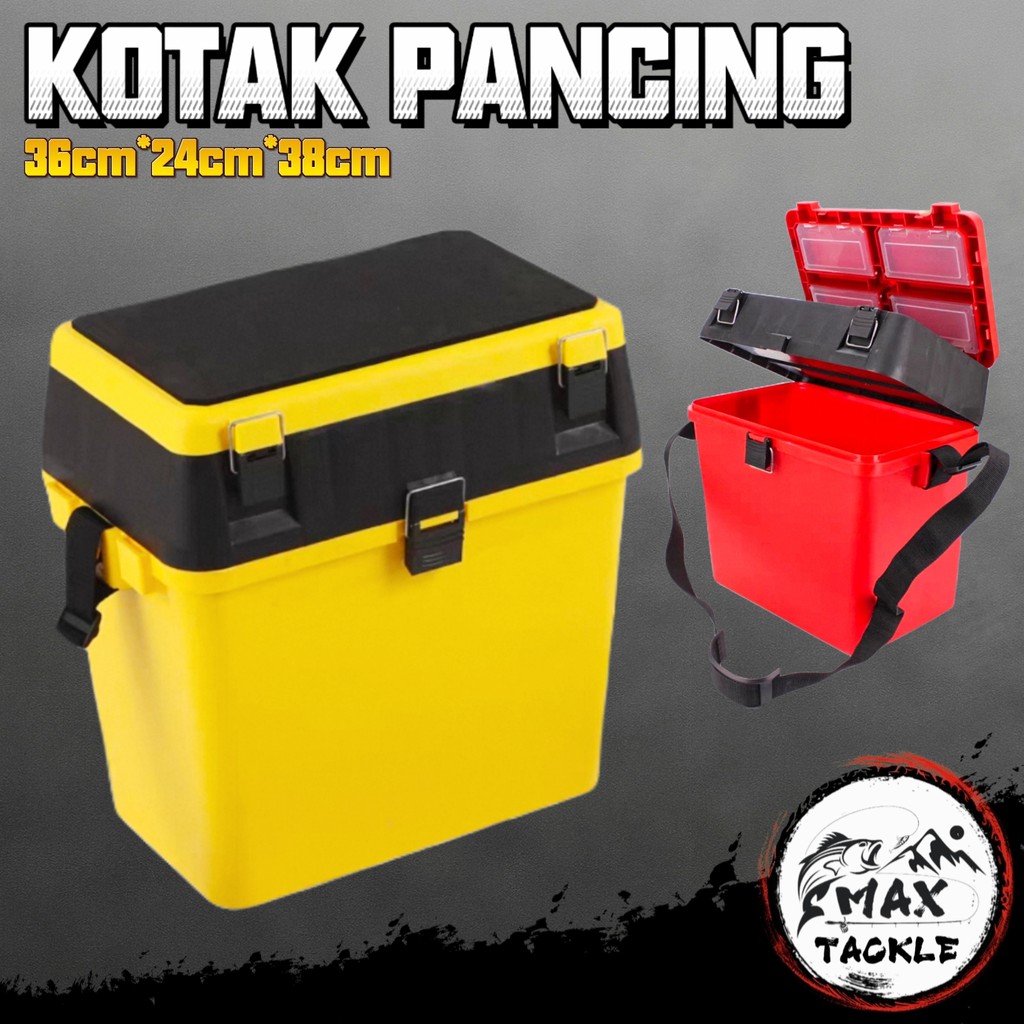 Kotak Pancing Besar Large Storage Hard Case Fishing Tackle Box Pancing ...