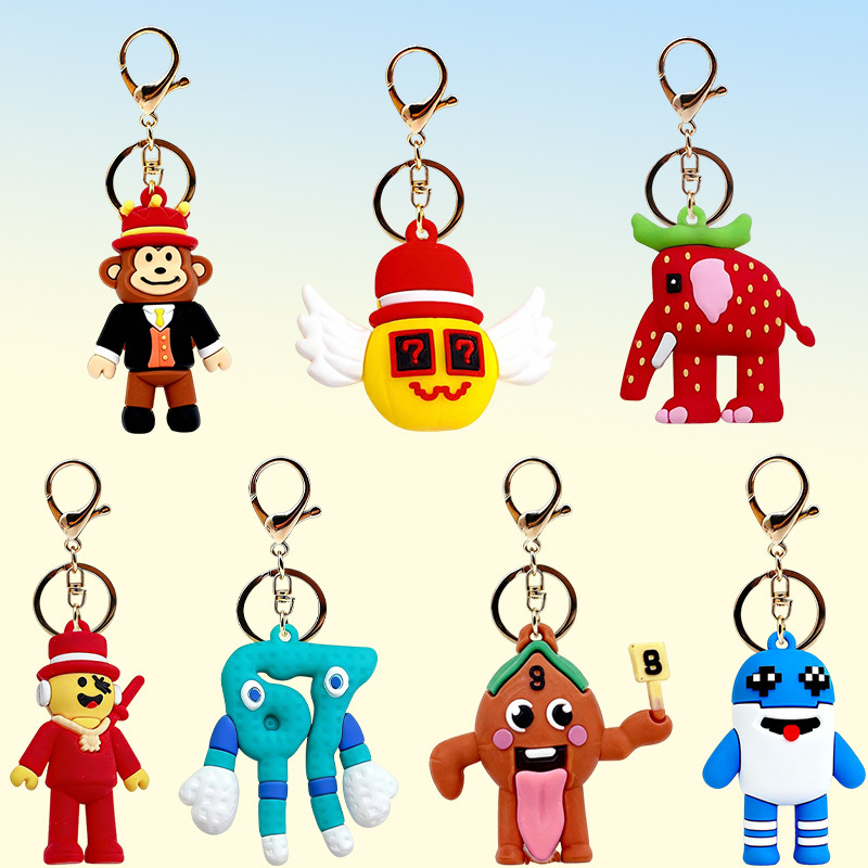 Steal A Brainrot 67 Keychains Collection Strawberry Elephant Backpack ...
