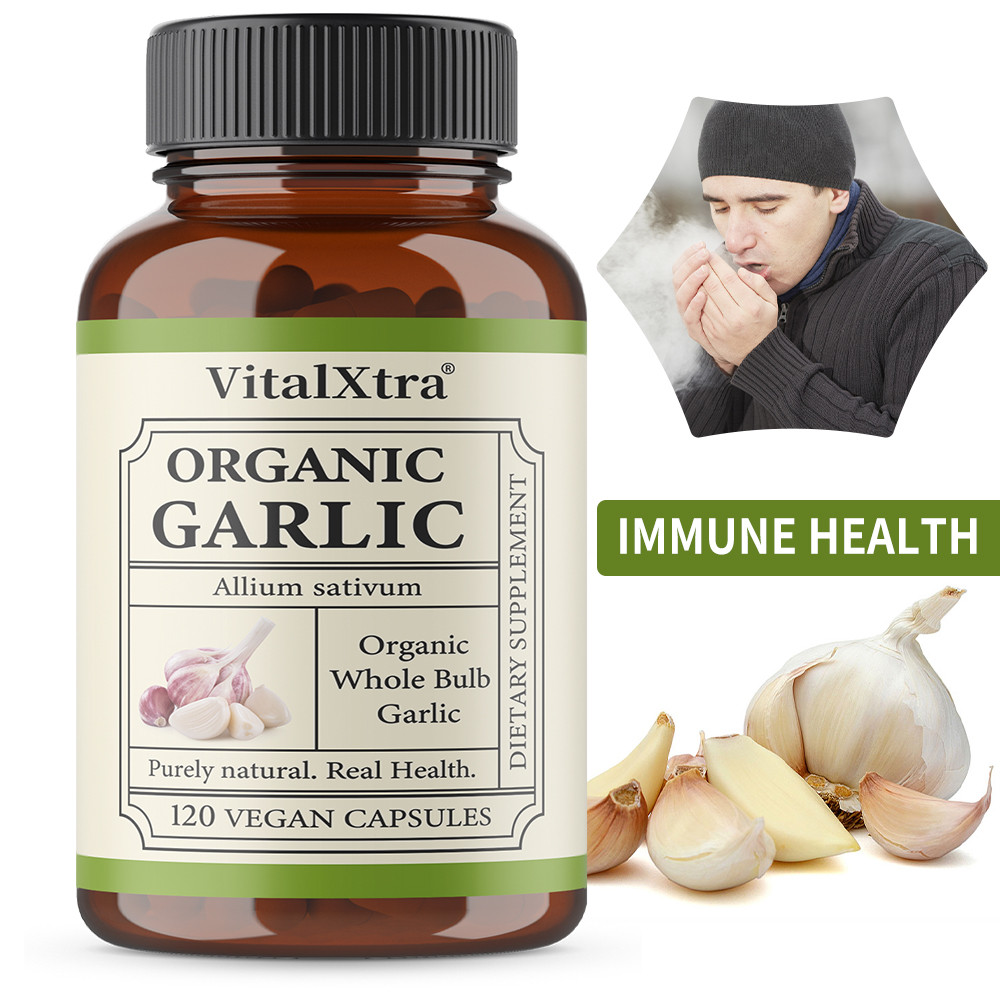 Organic garlic capsules - boost immunity - support the immune system ...
