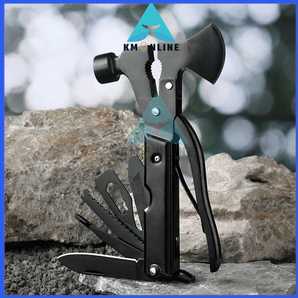 Camping Multi Function Hammer Survival Tactical Outdoor Emergency ...