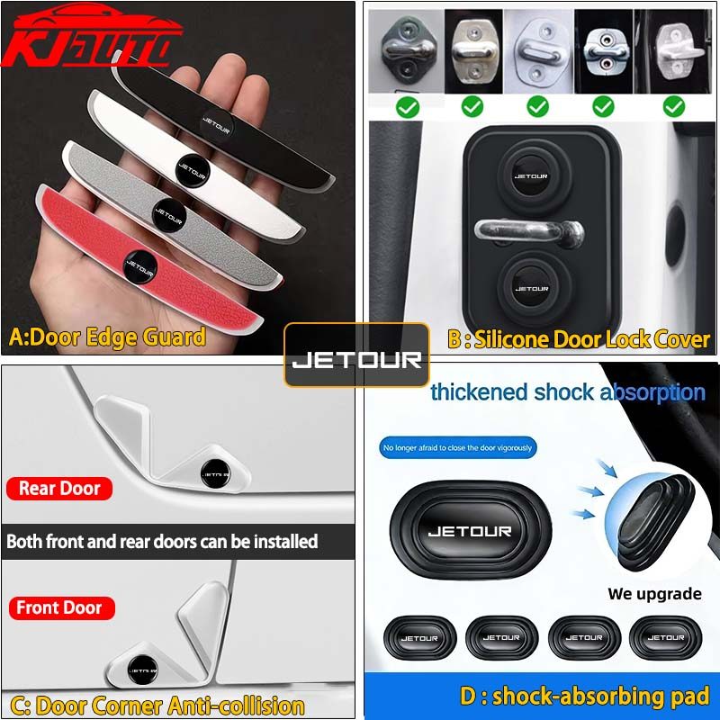 Jetour Car Door Anti-collision Strip Car Door Corner Bumper Silicone ...