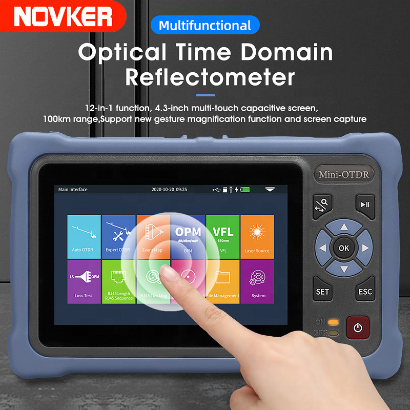 NK4000D OTDR Optical Time Domain Reflectometer, 12-in-1 multifunction ...