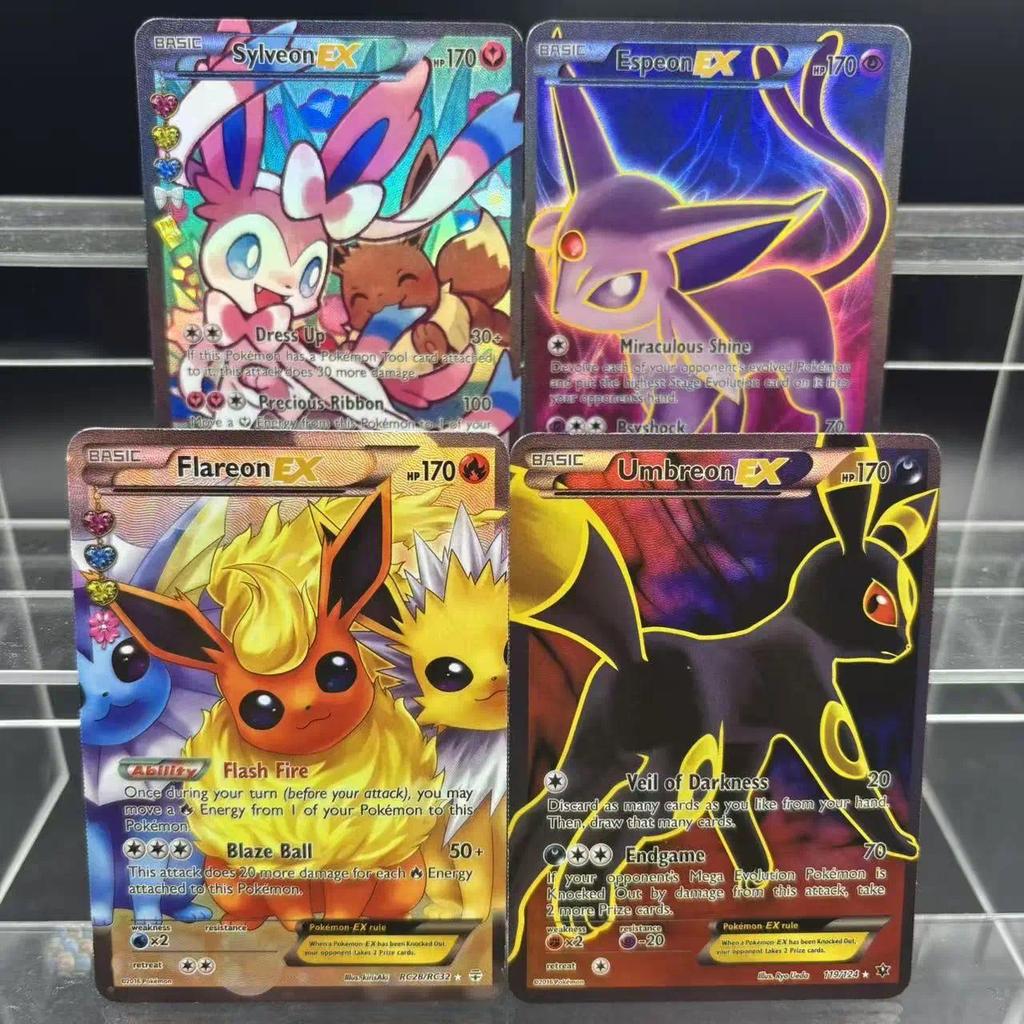 Pokemon Diy Ptcg Collection Cards Umbreon Flareon Espeon Sylveon Ex En 