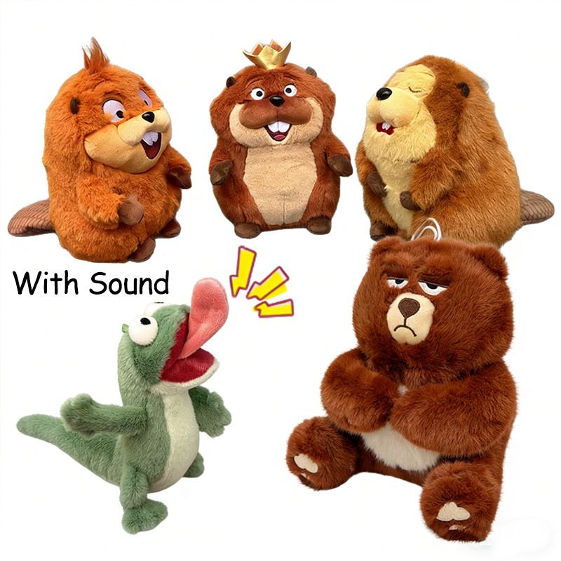 Hoppers Tom Lizard Plush with Sound Toy King George Mable Loaf Stuffed ...