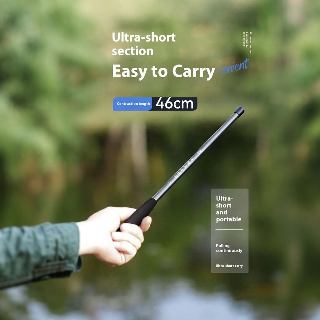 SY Small Fishing Rod Kids Mini Ultralight Ultra-Fine Short Section Hand ...