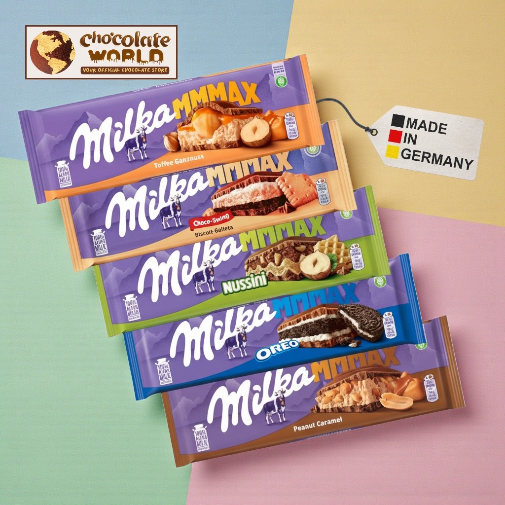 Milka Mmmax Assortment Flavors Chocolate Bars 300g | Shopee Malaysia