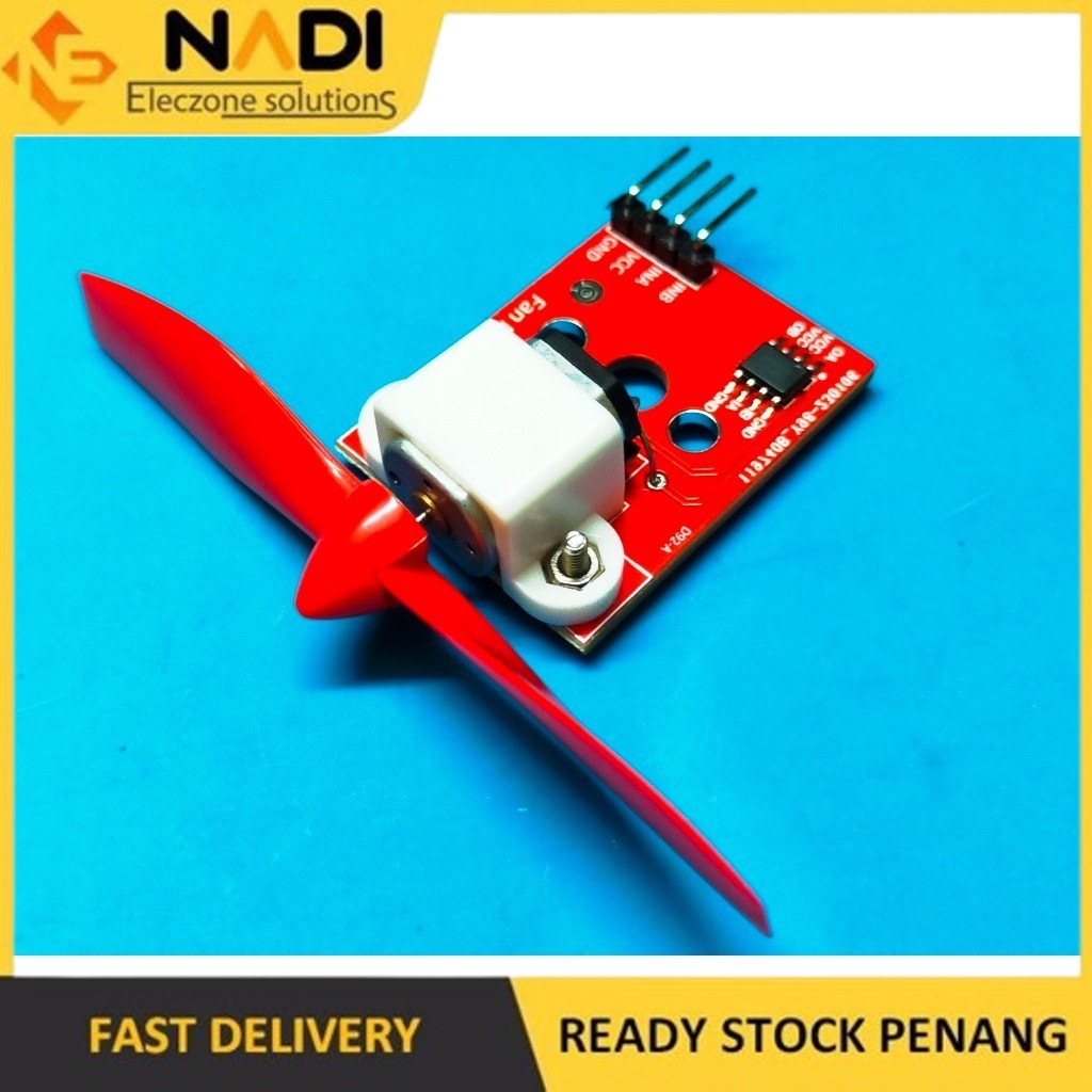 DC Motor Module L9110 Fan with Propeller for Arduino Fire Fighting ...