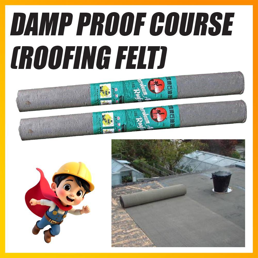 7M Roofing Felt Waterproof Bitumen | 1M x 7M Damp Proof Course (DPC ...