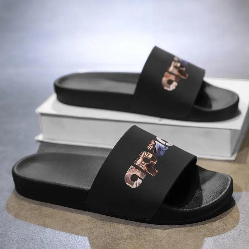Men's Streetwear Slippers Fashion Slides For Daily Commute & Hangouts_vogvips.com