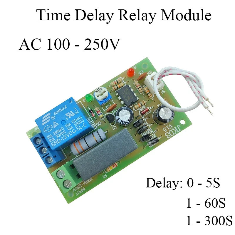 AC100V-230V Adjustable Timer Control Relay Module Turn Off Delay Switch ...
