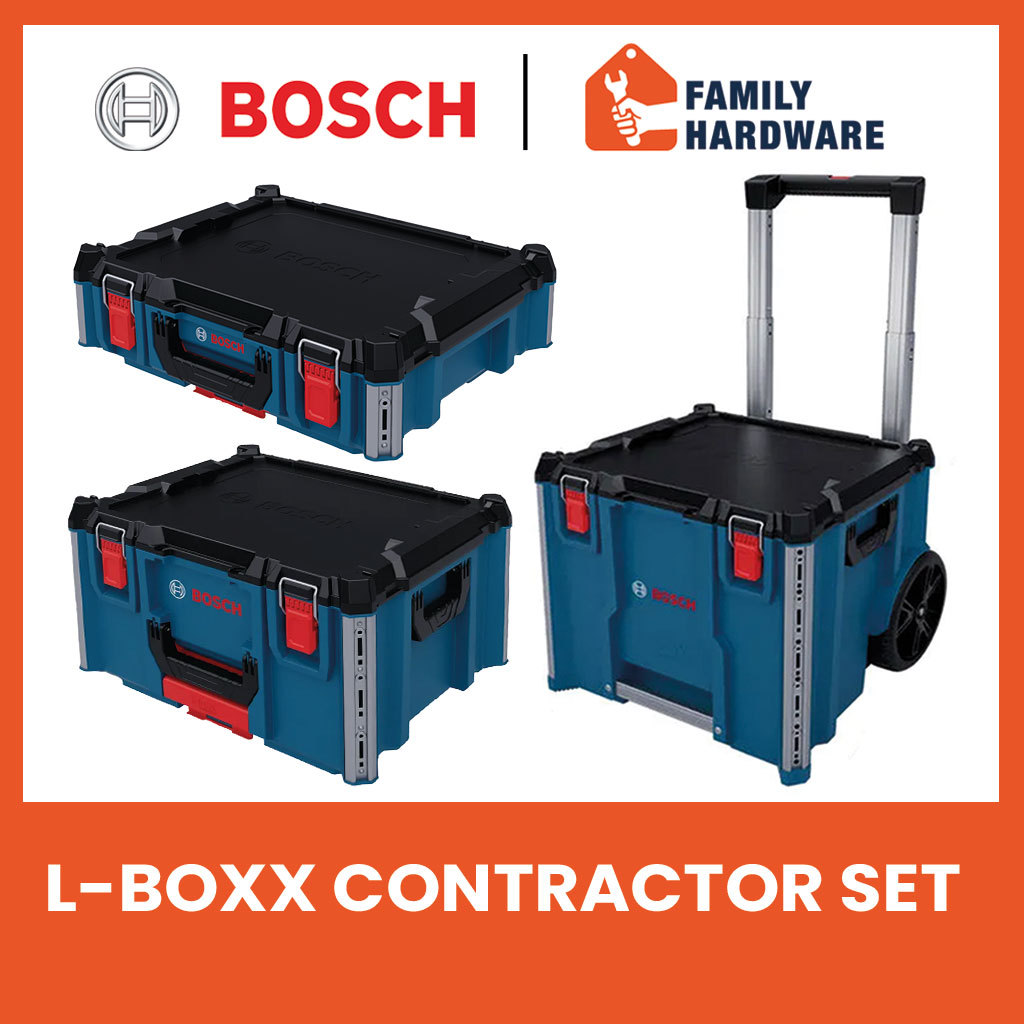 BOSCH L-BOXX Contractor Set Tool Box Set Tool Storage Bosch Tool Box ...