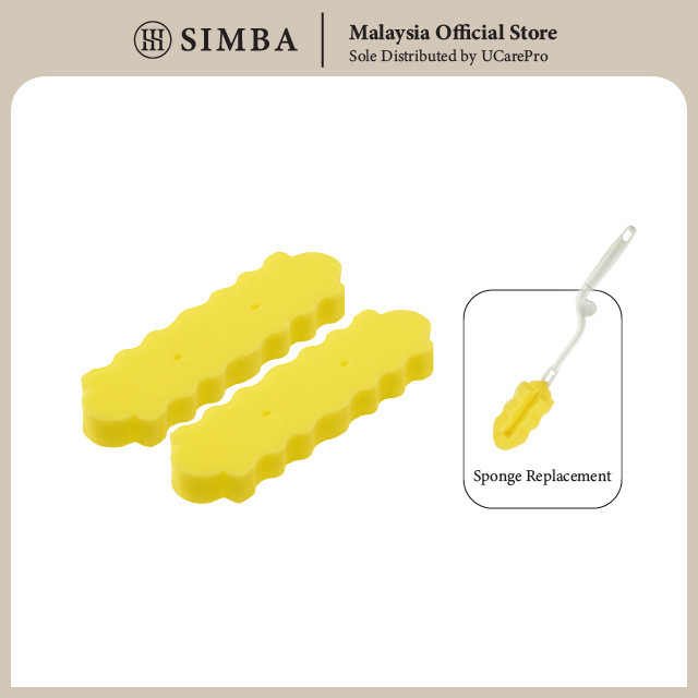 Simba Silky Replacement Sponges for Rotating Sponge Bottle Brush ( 2 ...