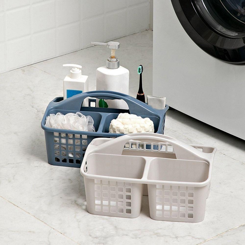 CHEEKOY Toiletries Organizer Box, 3 Compartments with Handle Shower ...