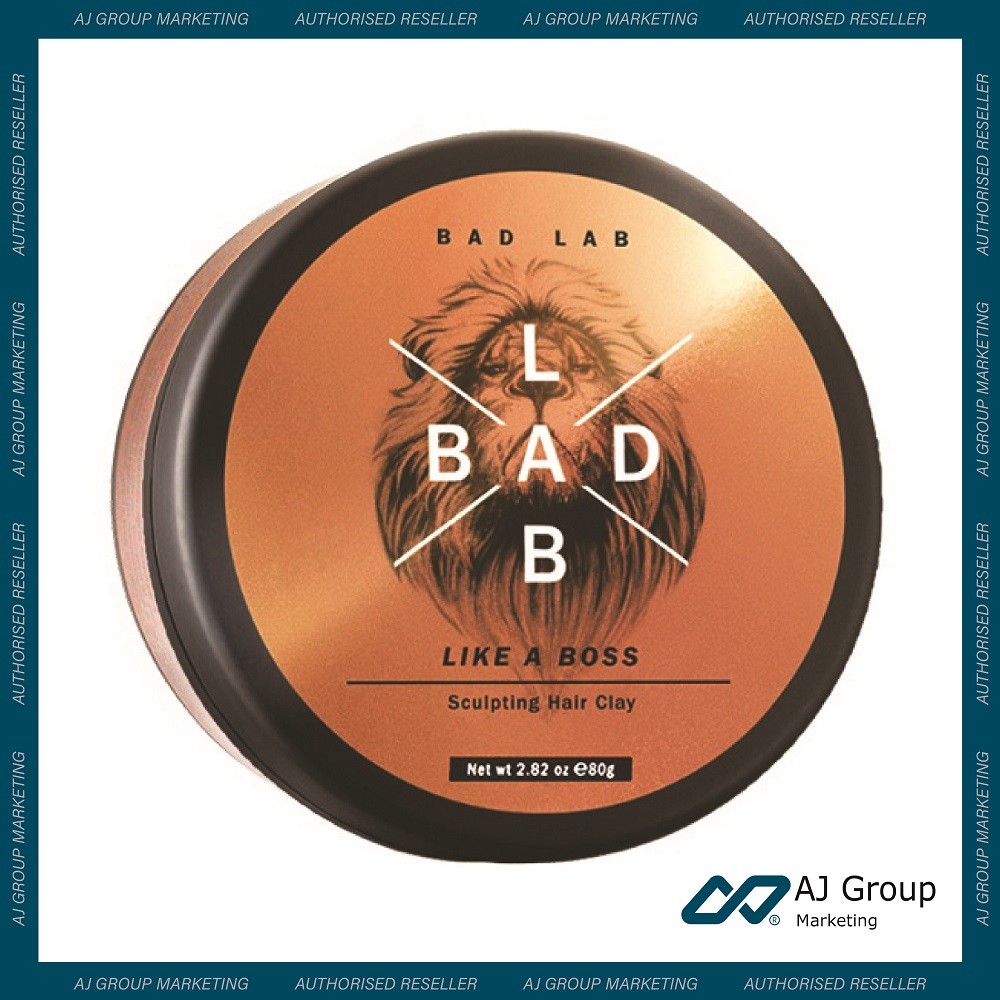 Bad Lab Like A Boss Sculpting Hair Clay (50g/80g) - Strong Hold Men ...