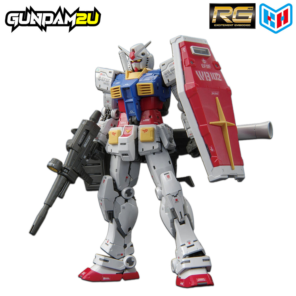 𝙍𝙀𝘼𝘿𝙔 𝙎𝙏𝙊𝘾𝙆 BANDAI RG 1/144 Gundam RX-78-2 Ver 2.0 - Model Kit Real ...