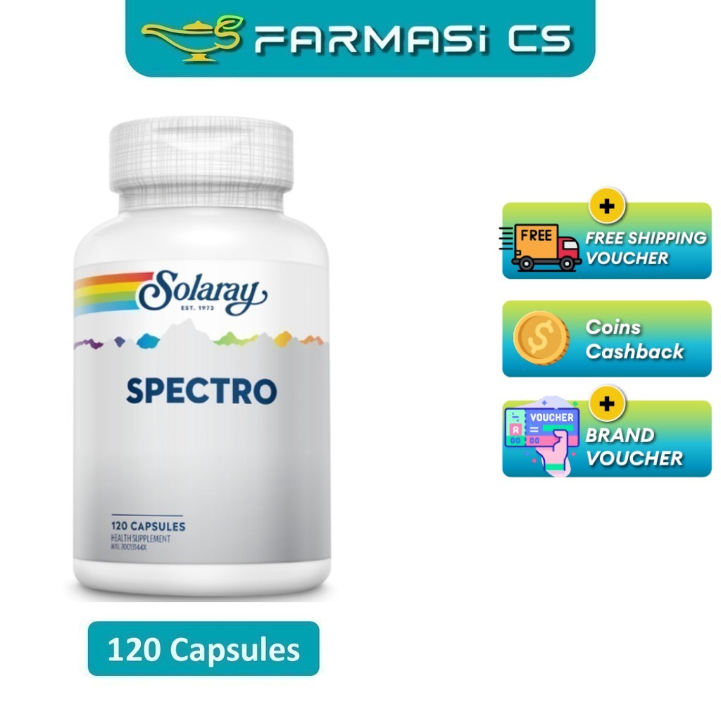 Solaray Spectro Multi-Vita-Min 120 Capsules EXP:06/2027 [ Vitamin c ...
