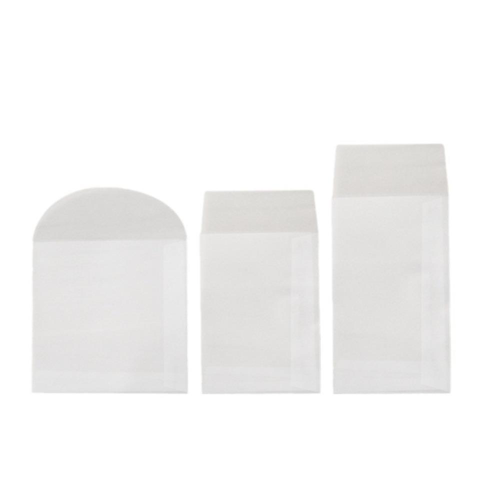QQIN 100pcs/lot Blank Translucent Envelope, Postcards Message Card ...