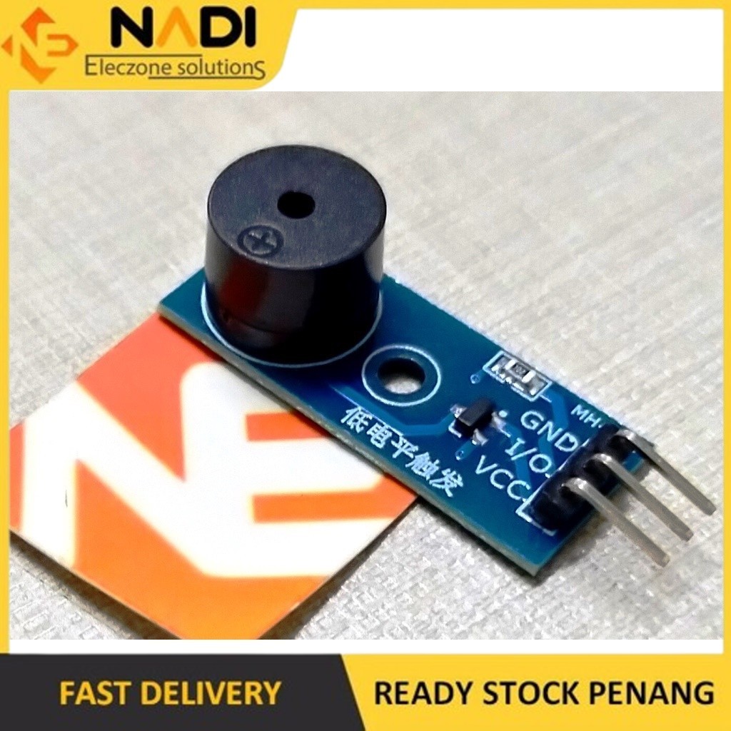 Buzzer Module Active Piezo Sounder Speaker Alarm Piezoelectric Arduino ...