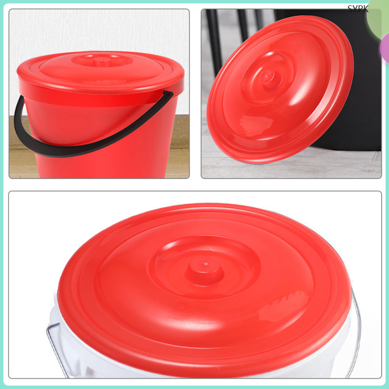 🔥 Tutup Baldi Plastik Merah Tahan Lama Ganti Untuk Tong Sampah dan ...