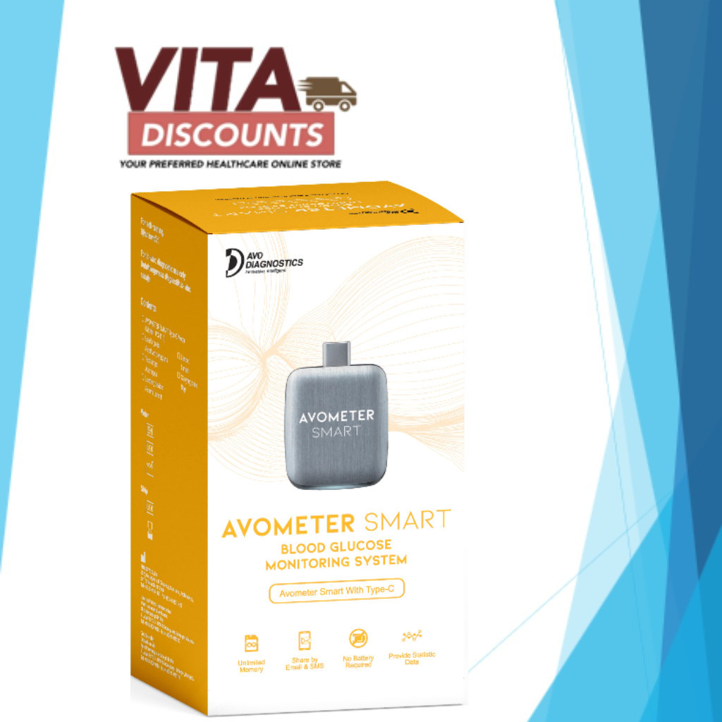 Avo Diagnostics Avometer Smart Blood Glucose Monitoring System With ...