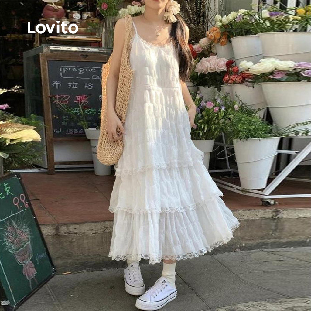 bershka white dress BERSHKA. White slip dress Tm – Hibuy market main image 1