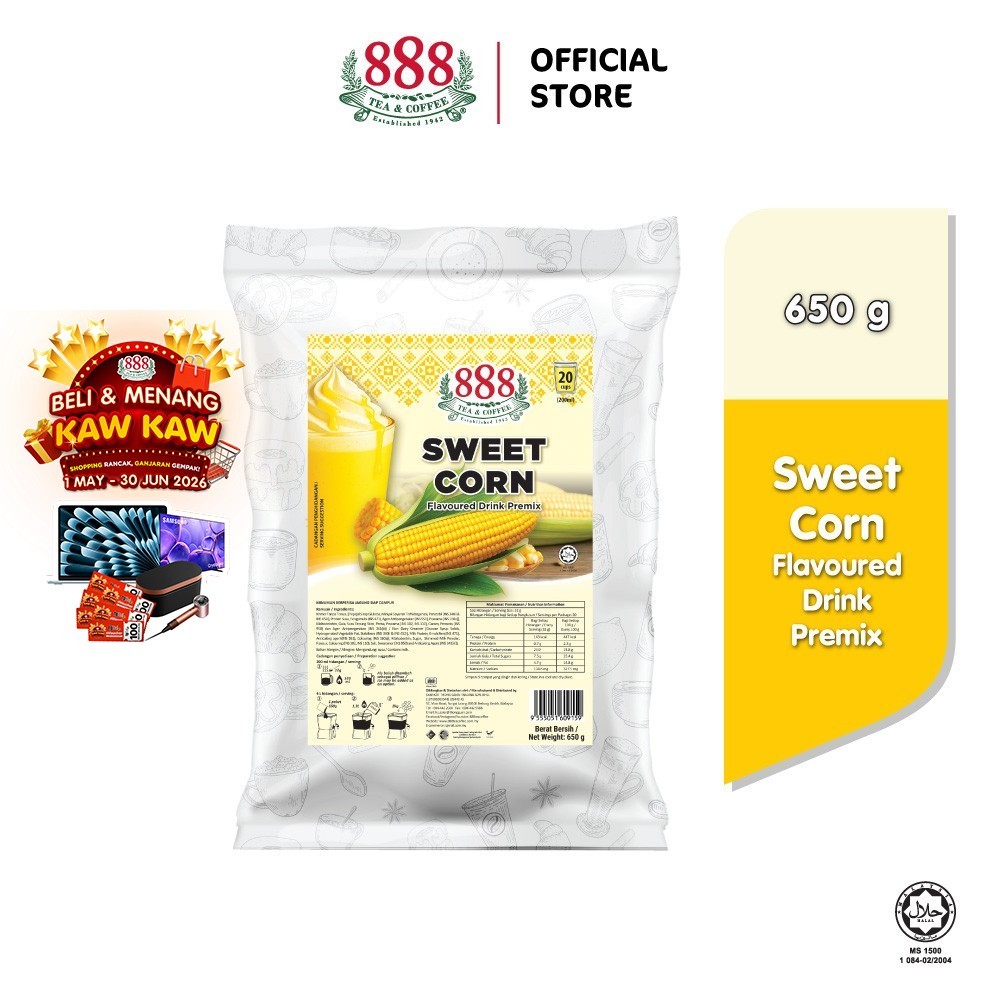 888 Sweet Corn Flavoured Drink Premix (650g) | Shopee Malaysia