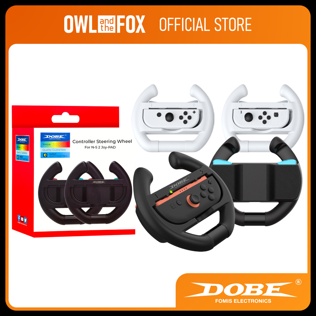 DOBE Nintendo Switch 2 OLED V1/V2 Joycon Steering Wheel Handle Holder ...