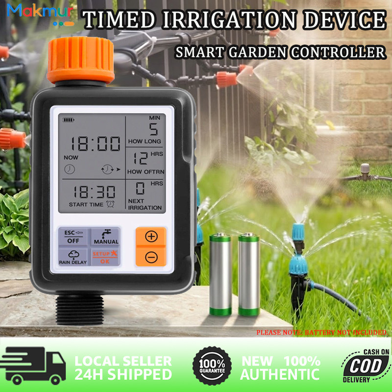 Digital Water Timer Automatic Irrigation System with Rain Sensor ...