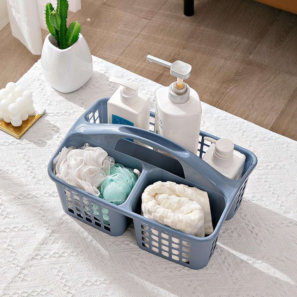 CHEEKOY Toiletries Organizer Box, 3 Compartments with Handle Shower ...