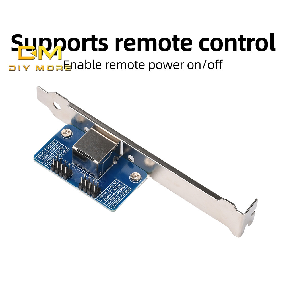 DIYMORE LCKVM computer remote control PCIE adapter board ATX power ...