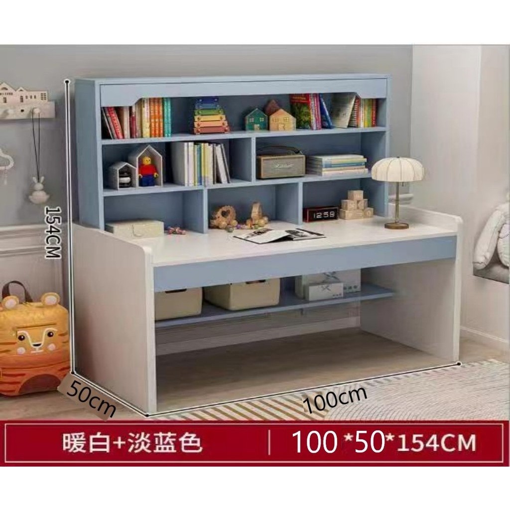 Public Modern Integrated Student Learning Computer Table 100 / 120cm ...