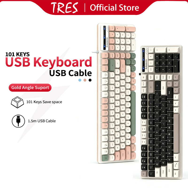 Gaming Mechanical Keyboard RGB 60% Layout Pluggable Wired Dual Color ...