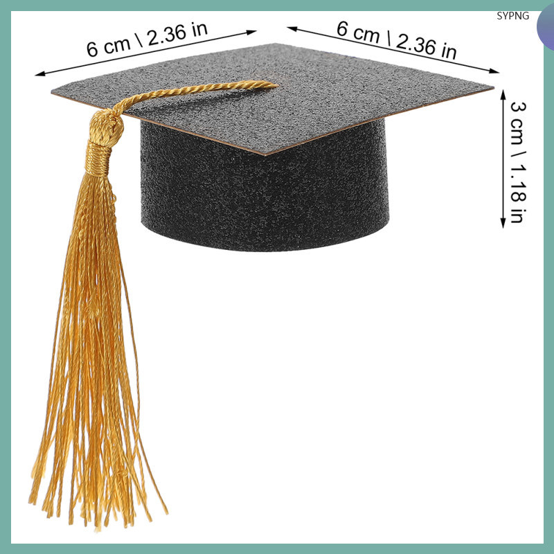 📦 Hiasan Topi Musim Graduasi Topi Graduasi Hitam 12pcs | Shopee Malaysia
